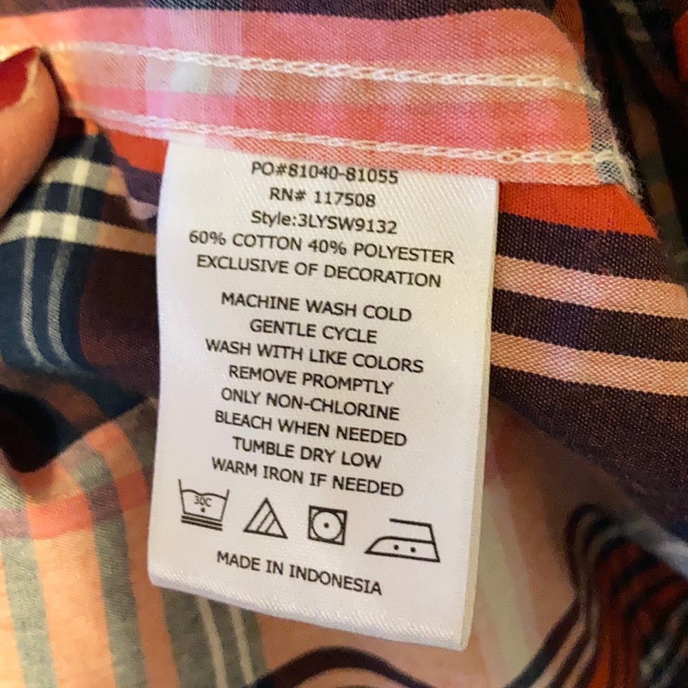 Levi’s button down shirt size M - Picture 6 of 8